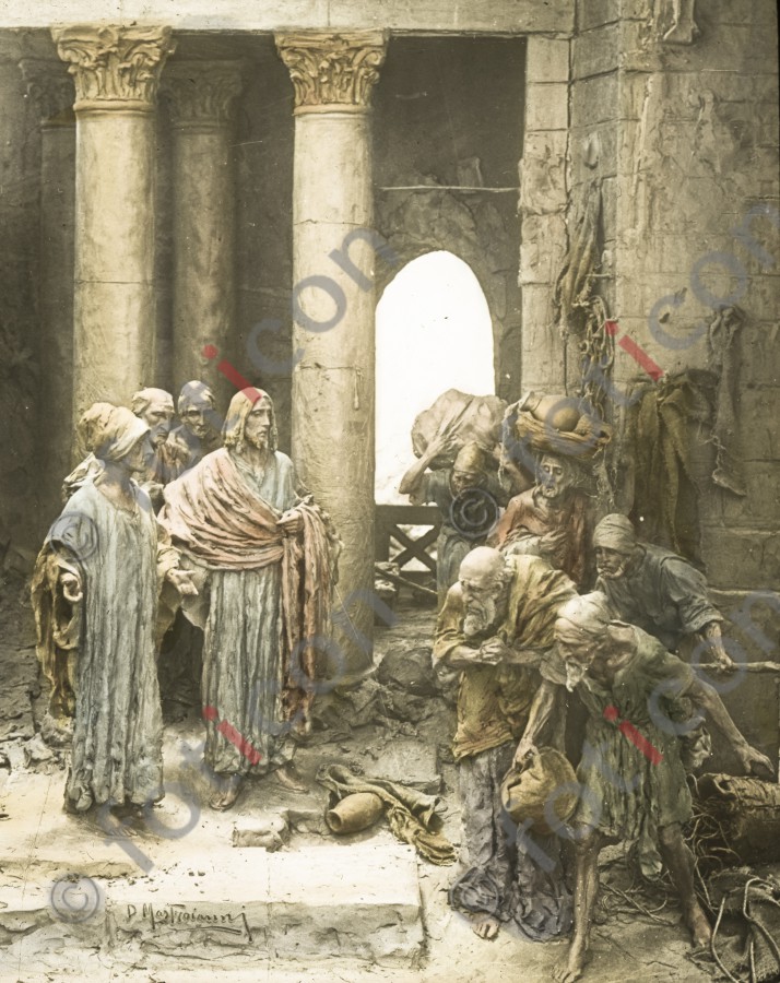 Jesus reinigt den Tempel | Jesus cleans the temple - Foto simon-134-037.jpg | foticon.de - Bilddatenbank für Motive aus Geschichte und Kultur